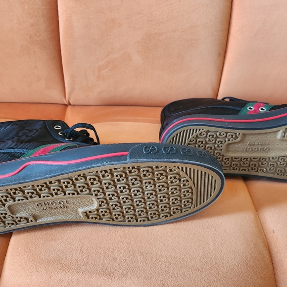 Gucci Mens Off The Grid High Top Sneaker/ Nylon - Picture 3 of 9